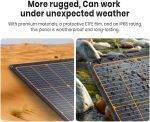 FlexSolar 120W Universal Portable & Foldable IP68 Solar Panel - Image 2