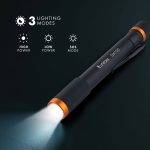 Uniross GX100 Penlight IPX4 Waterproof Torch 280 lumens 90m Beam (Incl 2xAA) - Image 3