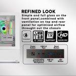 Armaggeddon Gaming Case M-ATX AQUARON Duplex White (310mm VGA) - Image 4