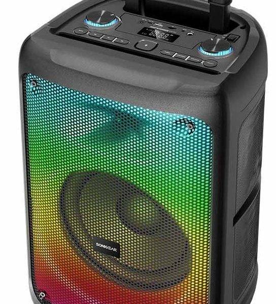 SonicGear Portable Karaoke Speaker 12'' 110W TWS BT/USB 2x Mics HYPERBOX 1200 Pro