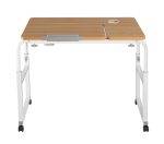 Lumivida Computer Tray Desk Mobile Height & Width Adjustable 60x80cm FWS10-1 - Image 4