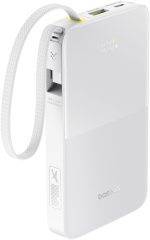 Baseus Powerbank 22.5W 10000mAh + Display EnerFill FC51 Bipow2 Pro  White