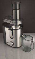 Gorenje Kitchen Juicer 900W 1.5L Pulp Container XXL Tube JC900E Inox/Black - Image 5