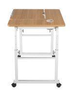 Lumivida Computer Tray Desk Mobile Height & Width Adjustable 60x80cm FWS10-1 - Image 6