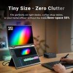 MINIX Monitor Portable Dual 16" Independent Display MST Full-HD USB-C/HDMI SF15 FOLD - Image 4