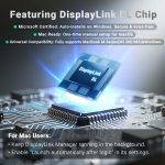 MINIX Monitor Portable Dual 16" Independent Display MST Full-HD USB-C/HDMI SF15 FOLD - Image 3