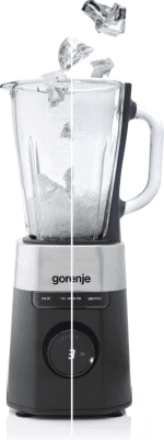 Gorenje Kitchen Blender 1000W 1.5L Glass Jug 21000 RPM 3 Programs B1000DE Black/Inox - Image 4
