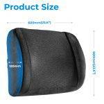 Lumivida Ergonomic Lumbar Support Cushion with Memory Foam & Mesh Cover RLC01-1 - Image 6