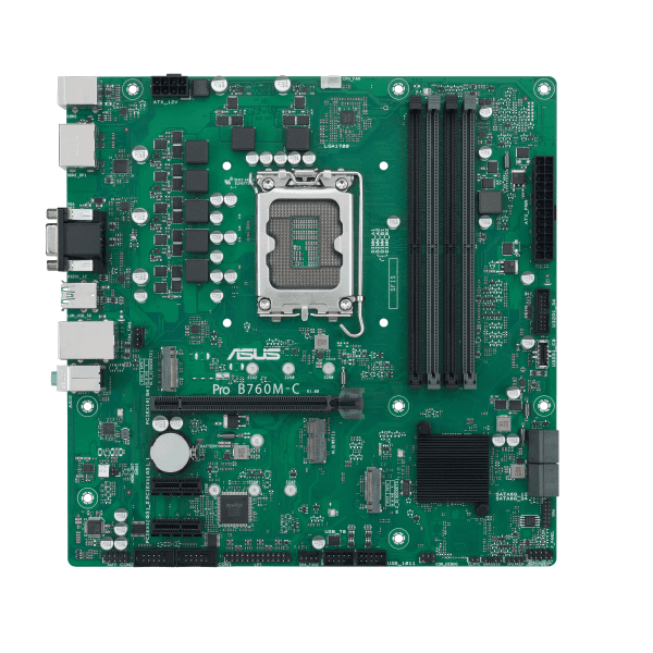 ASUS Motherboard LGA1700 mATX DDR5 PRO B760M-C-CSM
