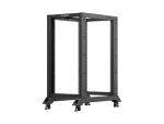 Lanberg Open Rack 19" 22U Adj.Depth 600-1000mm Black - Image 2