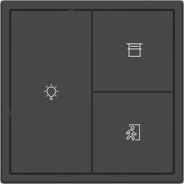 HDL Panel TILE SERIES Ash Grey 3 Button V2.1