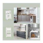 Πύργος εκμάθησης παιδιών για κουζίνα 47x47x90cm