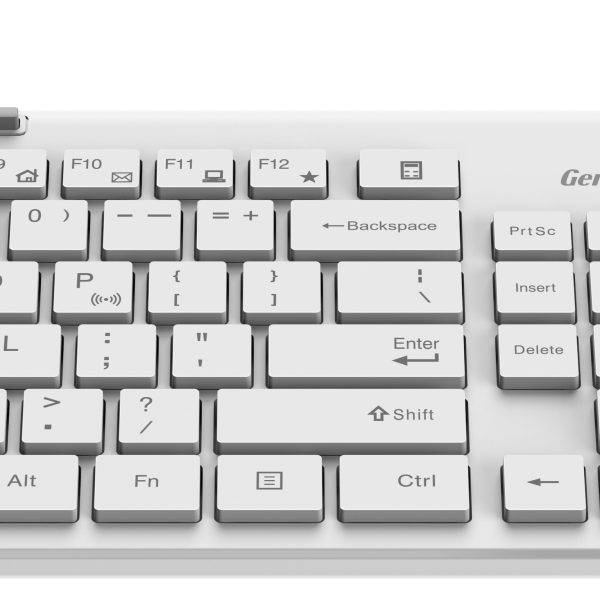 Genius Keyboard-Mouse Set Wireless+BT SlimStar 8230 White English