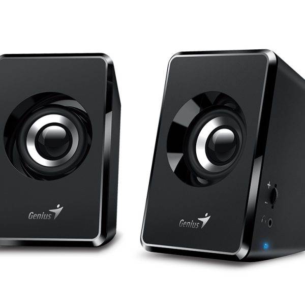 Genius PC Speakers 2.0 6W 3.5mm USB Powered Black SP-U125