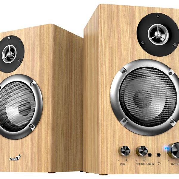 Genius PC Speakers 2.0 50W Aux & BT SP-HF1812BT Pine Wood
