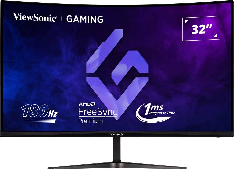 Viewsonic Monitor Gaming VX 32'' 2K VA Curved 180hz HDR10 VX3218C-2K