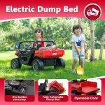 Παιδικό ηλεκτρικό αυτοκίνητο 24V κόκκινο με LED και κόρνα