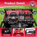 Παιδικό αυτοκίνητο 24V με διπλό μοτέρ 200W και μεγάλους τροχούς