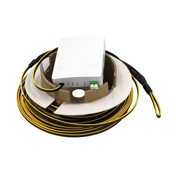 KEYNET Patch Cord with Pre-Terminated Fiber Optic Outlet SafeTrack LC/APC 15.0m