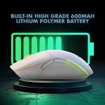 Armaggeddon Gaming Mouse Wired+2.4G+BT Recharge 600mAh MIRAGE-VI Black - Image 5