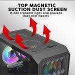 Armaggeddon Gaming Case ATX 4xARGB TRITRON PRO 100 Black - Image 5