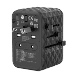 Verbatim Charger Travel Adapter World to World GAN III 65W 2xC 2xA UTA-05 - Image 3