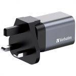 Verbatim Wall GaN Charger 35W USB-C USB-A (UK/EU/US) GNC-35 - Image 5