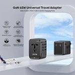 Unitek Charge Wall 65W Travel Adapter 3xUSBC+USBA Black P1122A - Image 3