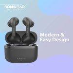 SonicGear EARPUMP TWS 12 ANC Sweatproof Earphones Black - Image 2