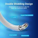 Vention NETWORK Cable CAT6A SFTP 0.3m Grey IBHHAA - Image 5