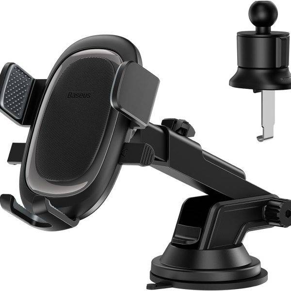 Baseus Car Holder Dash/Wind Gravity Telescopic Suction UltraControl Pro Series Black