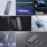 Unitek USB-C NVME/PCIe Enclosure 10Gbps S1241B - Image 6