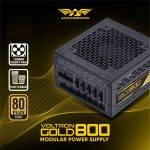 Armaggeddon VOLTRON GOLD 800 Gaming PSU 800W Modular & Certified 80+ Black - Image 2