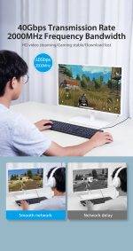 Vention NETWORK Cable CAT8 SFTP 20.0m Black IKABQ - Image 3