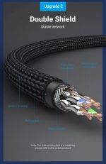 Vention NETWORK Cable CAT8 SFTP Braided 5.0m Black IKGBJ - Image 5