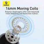 Baseus Earphones Wired Type C CZ17 Black - Image 3