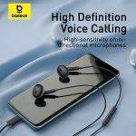 Baseus Earphones Wired Type C CZ17 Black - Image 2