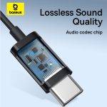Baseus Earphones Wired Type C CZ17 Black - Image 6