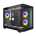 Armaggeddon Gaming Case M-ATX AQUARON X-CURVE 285 Black