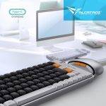 Alcatroz Keyboard & Mouse 2.4G+BT Combo 84K Tetriz Air 300C Autumn Black - Image 3