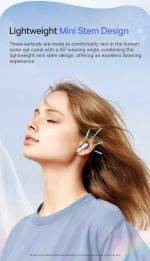 Baseus Headphones In Ear TWS Bowie E13 Moon White - Image 3