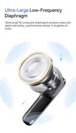 Baseus Headphones In Ear TWS Bowie E13 Galaxy Black - Image 5
