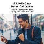 Baseus Headphones In Ear TWS ANC MZ10 Black - Image 4