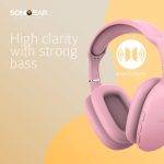 SonicGear Airphone 6 Bluetooth Headphones Pink - Image 5