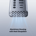 Unitek USB-C Hub 8xUSB-A Power Switch 2xUSB-C 12V3A H1315B - Image 3