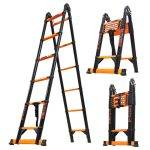 Carbon Steel επαγγελματική σκάλα JDS5050 σε χρήση για εγκατάσταση και συντήρηση