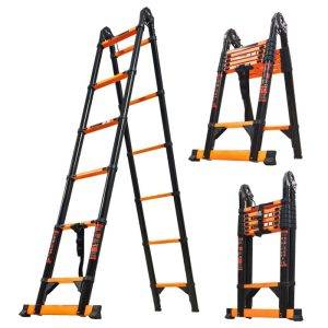 Carbon Steel επαγγελματική σκάλα JDS5050 σε χρήση για εγκατάσταση και συντήρηση