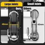 Επαγγελματίας χρησιμοποιεί τηλεσκοπική σκάλα Carbon Steel JDS5050 για εργασία σε ύψος