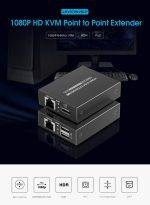 Lenkeng KVM HDMI Extender over Ethernet 4K30Hz 70m LKV372KVM-P - Image 3