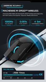 Machenike M7 Pro Wireless Gaming Mouse Black - Image 4